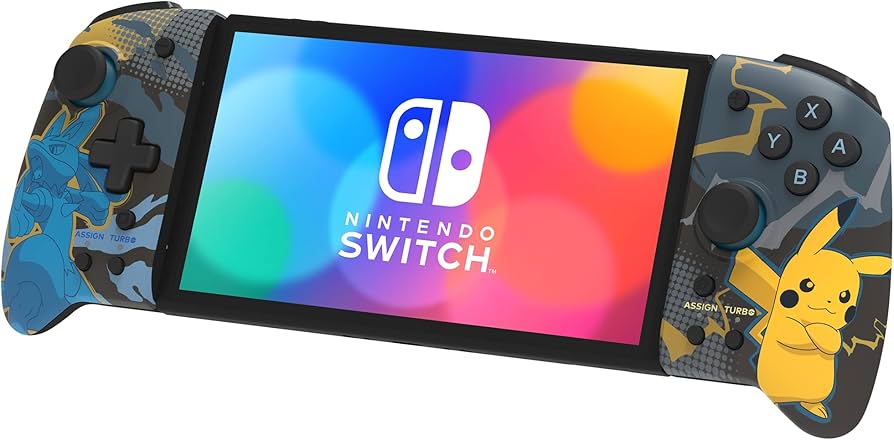 Nintendo Switch Oled Split Pad Pro Lucario & Pikachu Edition